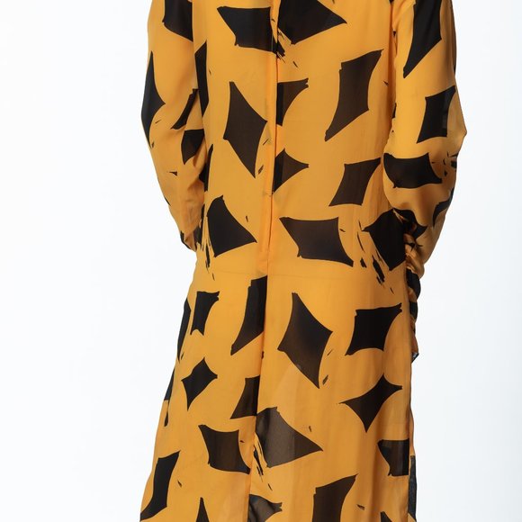 Vintage How Sweet It Is Dress, Yellow and Black Dress - Picture 5 of 8